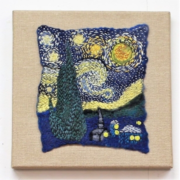 Goghova noc 30x30 cm